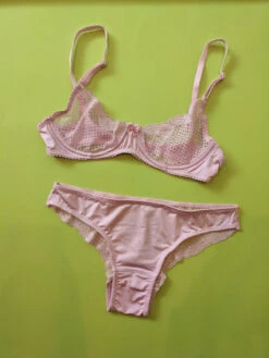 Duet By Timpa: Lace Back Brazilian Brief - Pink -Azaleas Nyc Store PXL 20230821 213754203 2