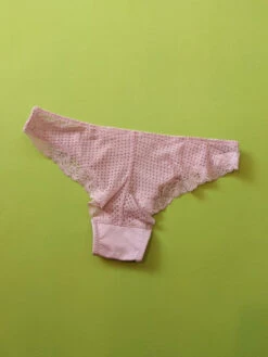 Duet By Timpa: Lace Back Brazilian Brief - Pink -Azaleas Nyc Store PXL 20230821 213828790