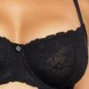 Montelle: Flirt Demi Lace Bra - Black 2 Montelle: Flirt Demi Lace Bra - Black -Azaleas Nyc Store Plms 9382