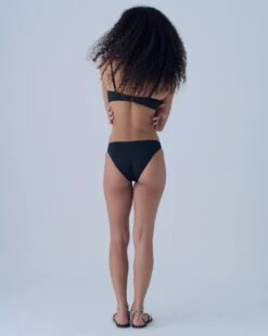 Nu Swim: Low Low Bikini Bottom - Black -Azaleas Nyc Store SS25 1291