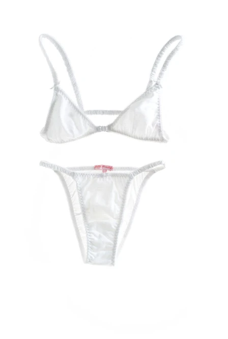 Hello Beautiful: Romance Wireless Triangle Bra - White Hello Beautiful: Romance Wireless Triangle Bra - White -Azaleas Nyc Store ScreenShot2022 10 21at3.48.08PM