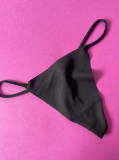 Fleur Du Mal: Le Stretch Multifit Micro G-String - Black