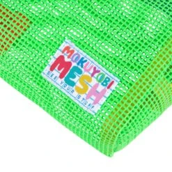 Mokuyobi: Mesh Chubby Zip Pouch - Slime 6 Mokuyobi: Mesh Chubby Zip Pouch - Slime -Azaleas Nyc Store Slime Mesh Zip Pouch 3