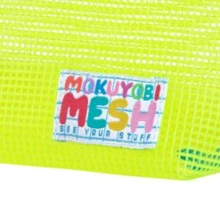 Mokuyobi: Mesh Bump Case - Zest -Azaleas Nyc Store Zest Mesh Bump Zip Case 3