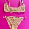 Clo: Fortuna Abierto Half Cup Bra - Maple Sugar -Azaleas Nyc Store abierto set1