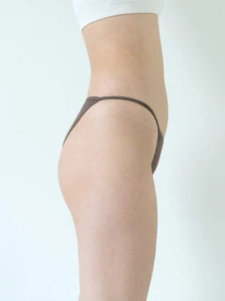 Non Private: String Bikini Brief - Brown -Azaleas Nyc Store bikini brw s