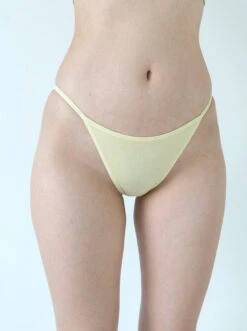 Non Private: String Bikini Brief - Lemon -Azaleas Nyc Store bikini yel f