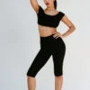 Gil Rodriguez: Capri Legging - Black 1 Gil Rodriguez: Capri Legging - Black -Azaleas Nyc Store capri blk1