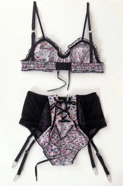 Clare Bare: Cardamine Bralette - Ditsy Floral -Azaleas Nyc Store cardamine bralette high waisted garter panty lingerie set clare bare sustainable lingerie 1 grande b23a2b05 23c6 4b92 9630 da4b7396307d
