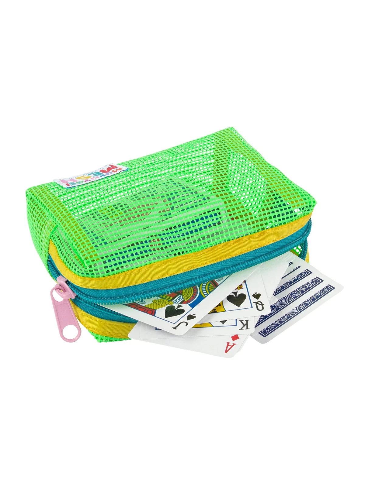 Mokuyobi: Mesh Chubby Zip Pouch - Slime Mokuyobi: Mesh Chubby Zip Pouch - Slime -Azaleas Nyc Store chubby1