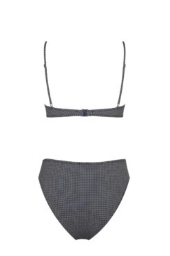 Pale Swimwear: Cosima Bandeau Bikini Top - Vichy 6 Pale Swimwear: Cosima Bandeau Bikini Top - Vichy -Azaleas Nyc Store cosimavichyback