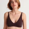 Skin: Gracelynne Cotton Bralette - Clove -Azaleas Nyc Store grace set2