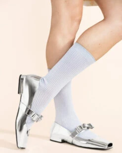 Hansel From Basel: Lumiesta Crew Sock - Periwinkle