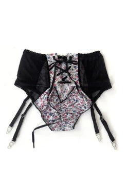 Clare Bare: Cardamine Brief With Garters - Ditsy Floral 6 Clare Bare: Cardamine Brief With Garters - Ditsy Floral -Azaleas Nyc Store image 123650291 2