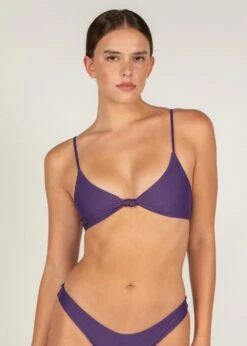 Mikoh: Miyako Skimpy Bikini Bottom - Aubergine 5 Mikoh: Miyako Skimpy Bikini Bottom - Aubergine -Azaleas Nyc Store kaloko2 top aubergine zuma2 bottom aubergine front