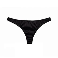 Fleur Du Mal: Silk Satin Luxe Thong - Black -Azaleas Nyc Store luxe thong 2600x ec4ca01d 4b9b 4f26 baf9 c957037e59ef