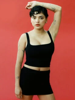 Gil Rodriguez: Matisse Scooped Tank - Black -Azaleas Nyc Store matisse tank blk3