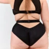 La Fille D'O: Bunny High-Waisted Bikini Bottom - Black -Azaleas Nyc Store medium slogloblack bunnyblack bauke6