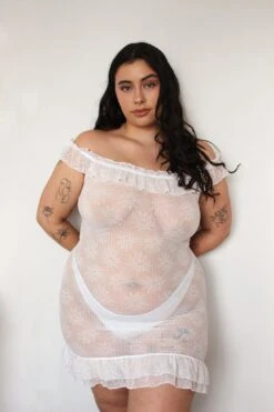 Toru & Naoko: Marmalade Michelle Flutter Sleeve Nightie - White 5 Toru & Naoko: Marmalade Michelle Flutter Sleeve Nightie - White -Azaleas Nyc Store michelle dress white 2048x2048 a053f2b6 fe4c 4e99 9795 3b1d6b4bb039