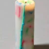 Ri-Ri-Ku: Drip Pillar Candle - White