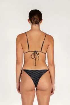 Mikoh: Belona Tie Side Bikini Bottom - L, Last One! -Azaleas Nyc Store oska top noir spot belona bottom noir spot back 1024x1024 c1ba8bd1 77b4 4401 9f38 2a5b37128d03 1