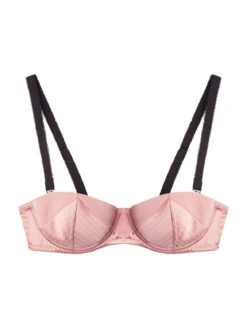 Fleur Du Mal: Satin Top Stitch Convertible Bra - Rose 4 Fleur Du Mal: Satin Top Stitch Convertible Bra - Rose -Azaleas Nyc Store satinconvertiblebrarosepinkflat1 2200x2200 crop center 200cc485 7d5b 4682 9d6c 939fd03654bb