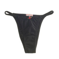 Hello Beautiful: Romance String Panty - Black -Azaleas Nyc Store sq br string blk flat