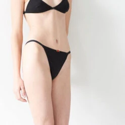 Hello Beautiful: Romance String Panty - Black -Azaleas Nyc Store sq br string blk front