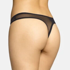 Luelle: Anna Thong - Black -Azaleas Nyc Store sq luelle thong blk back