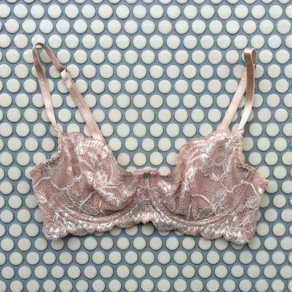 Clo: Fortuna Lace Demi Underwire Bra - Rosa Cuarzo Clo: Fortuna Lace Demi Underwire Bra - Rosa Cuarzo -Azaleas Nyc Store sq rosacuarzo uw