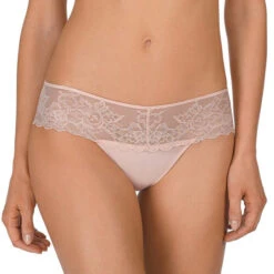 Natori: Statement Tanga Brief - Cameo Rose 4 Natori: Statement Tanga Brief - Cameo Rose -Azaleas Nyc Store sq statement cameo tanga front