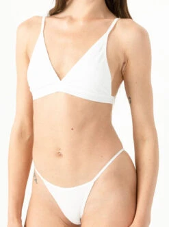 Non Private: Triangle Bra - White -Azaleas Nyc Store triangleunderwearset 56