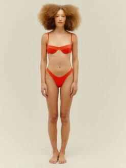 Haight: Leila Bikini Bottom - Coral -Azaleas Nyc Store vintage or3 1