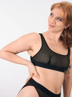 La Fille D'O: Ramble On Wireless Bra - Black 5 La Fille D'O: Ramble On Wireless Bra - Black -Azaleas Nyc Store web rambleontulleblack wayiwalkblack anemone10 1024x 43bac462 cc89 48cf b16f 9dd21e3cad19