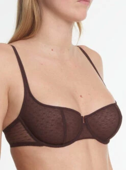 Yasmine Eslami: Joanne Demi Bra - 34C, Last One! -Azaleas Nyc Store ye17 joanne balcony bra chocolate aw24 2581637 1 2048x1391 1