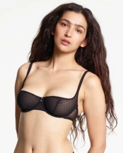 Yasmine Eslami: Joanne Demi Bra - Ink -Azaleas Nyc Store ye30 joanne balcony thong inky ss250 14 scaled 1