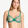 Yasmine Eslami: Jeanne Mesh Underwire Bra - Mint -Azaleas Nyc Store ye49 jeanne moule mini mint ss250 20 scaled 1