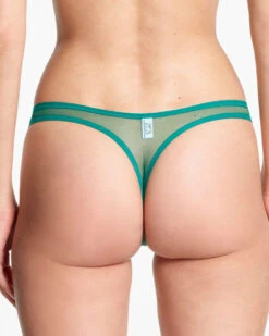Yasmine Eslami: Jeanne Basic Mesh Thong - Mint -Azaleas Nyc Store ye50 jeanne moule thong mint ss250 12 1800x1227 1